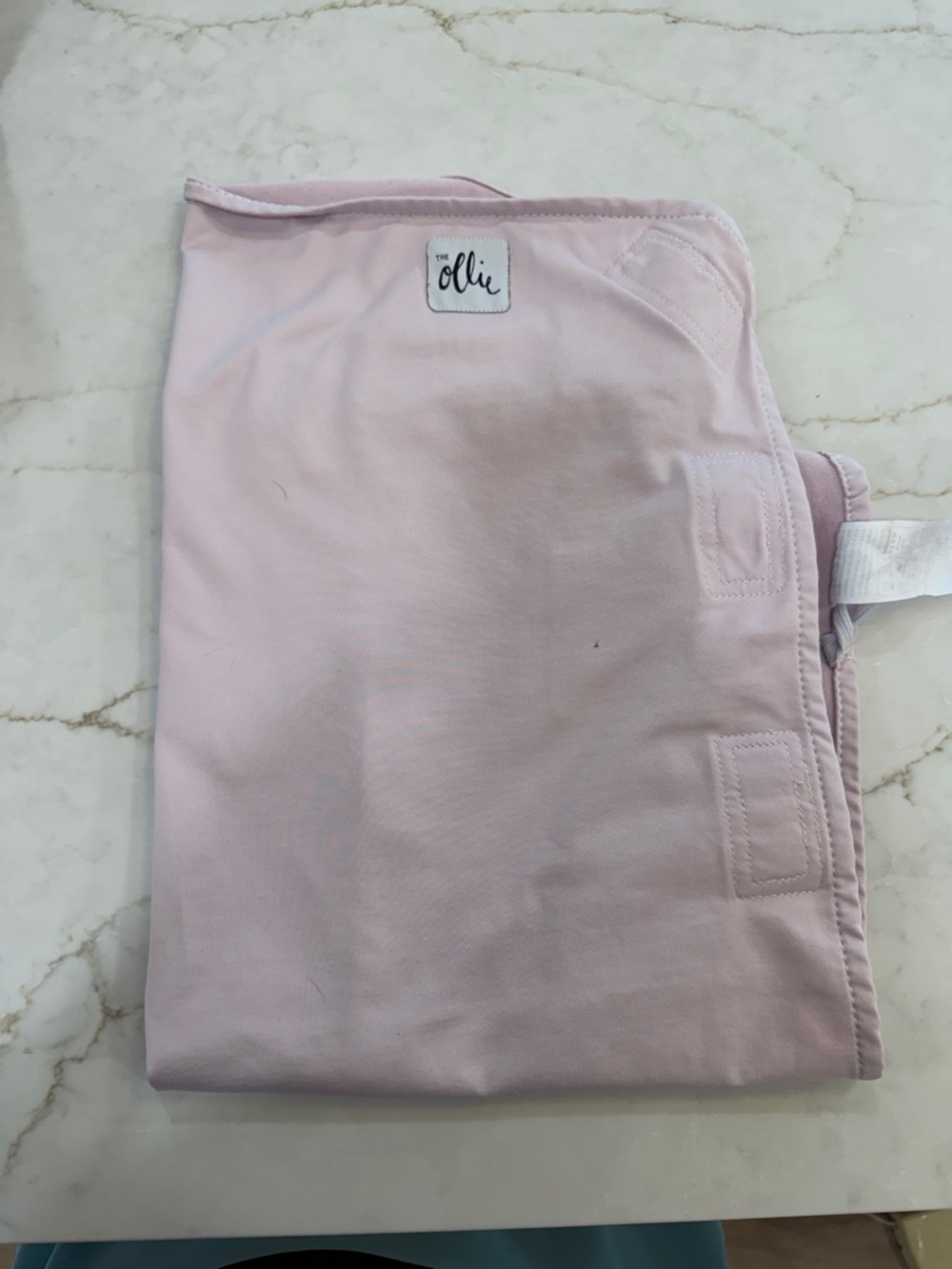 Ollie Light Pink Baby Swaddle